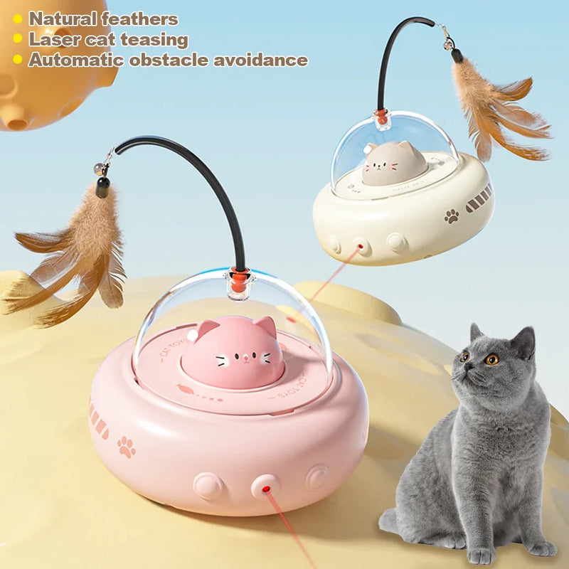 Interactive Rechargeable Feather Cat Toy — RENEOS™
