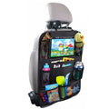 Car Back Seat Organizer — Storage with Tablet Holder