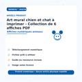 Aperçu visuel Art mural chien et chat RENEOS