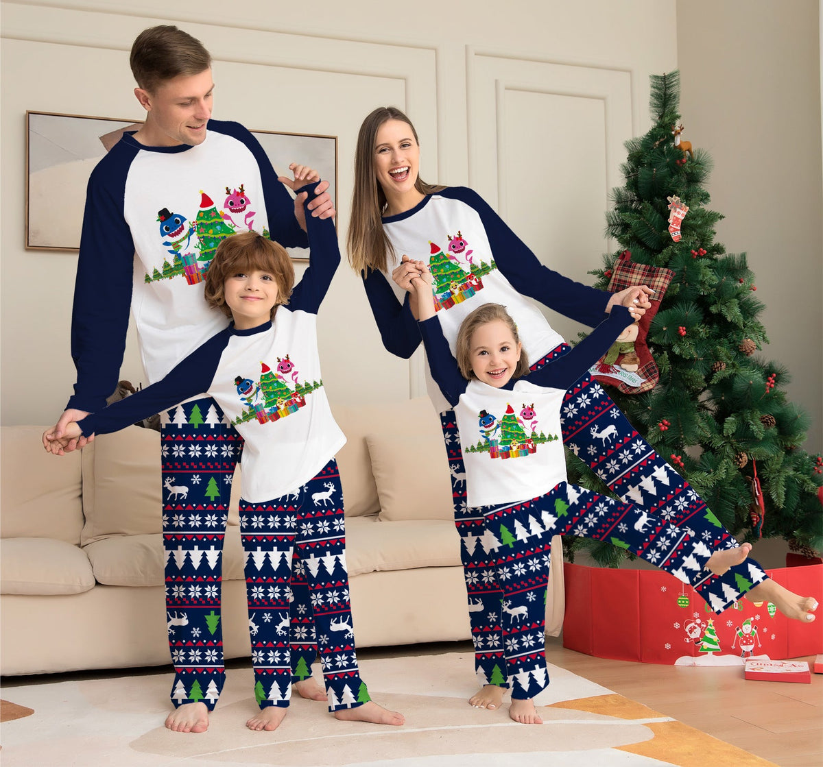 Matching family Christmas pajamas
