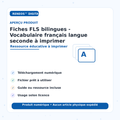 Aperçu visuel Fiches FLS bilingues RENEOS