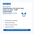 Aperçu visuel Planificateur de soins chien et chat RENEOS