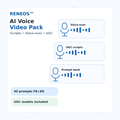 RENEOS AI Voice Video Pack cover image