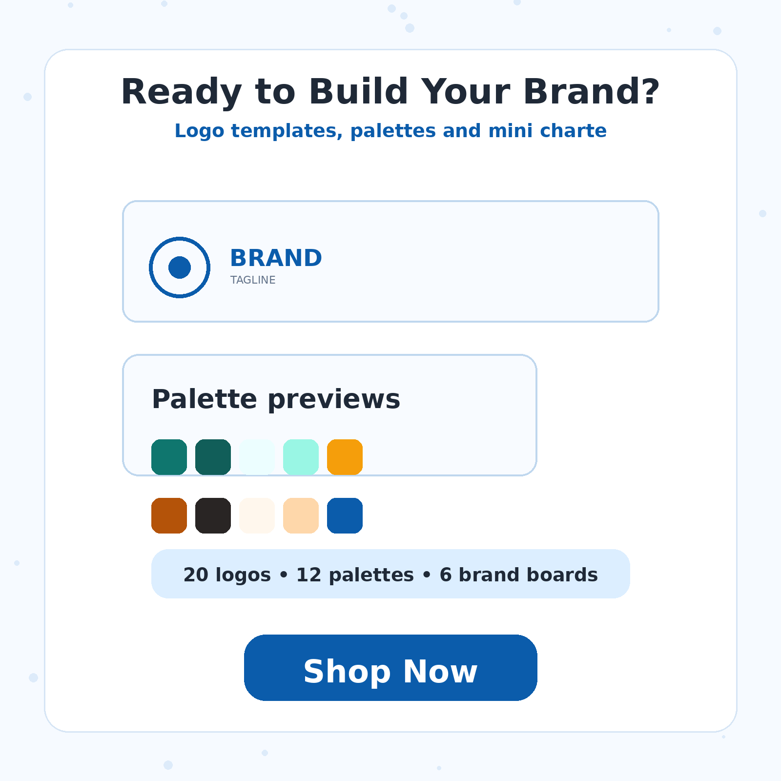 Shop now call to action for RENEOS Branding Kit