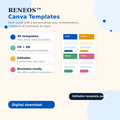 RENEOS Canva Templates for entrepreneurs cover image