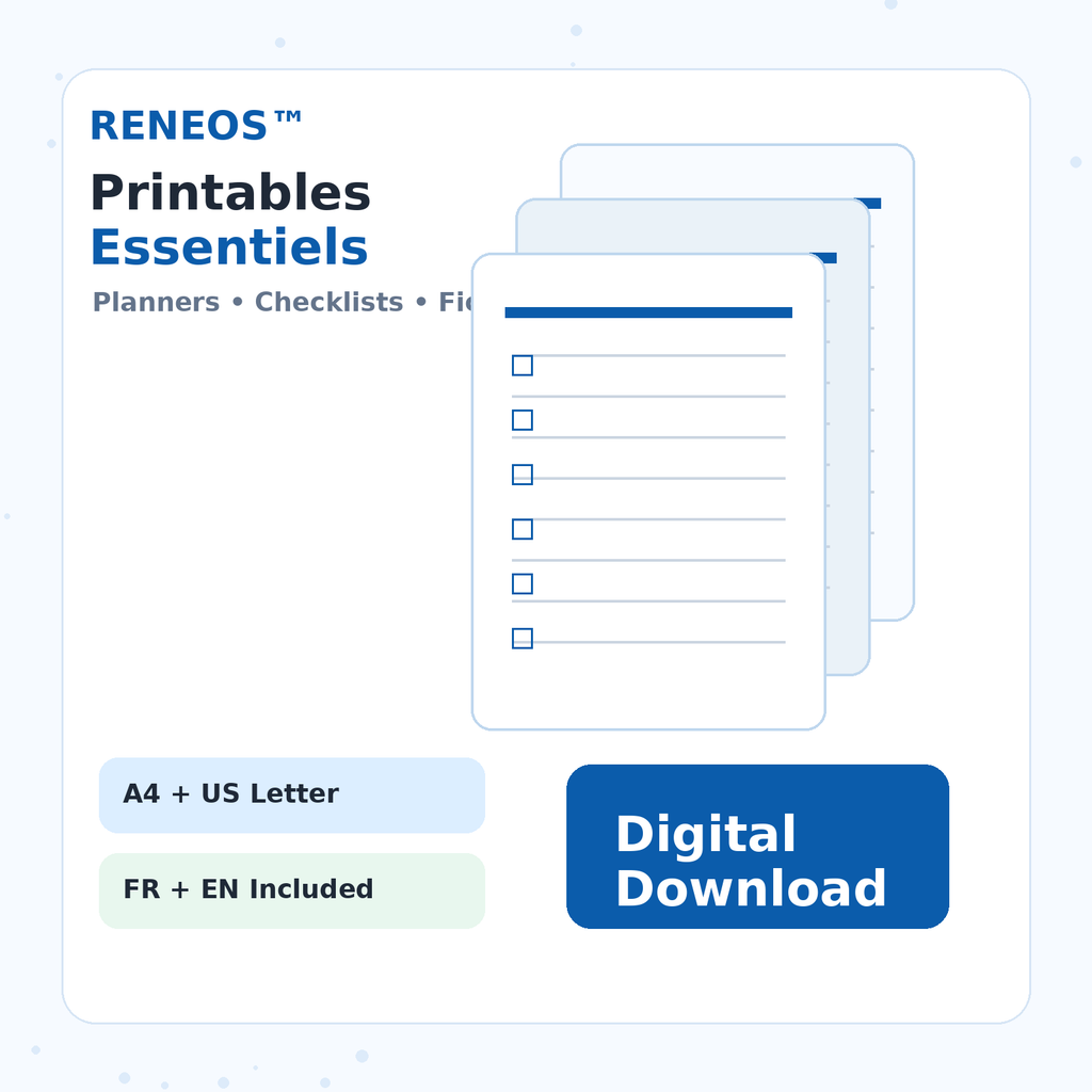 RENEOS Printables Essentiels cover image