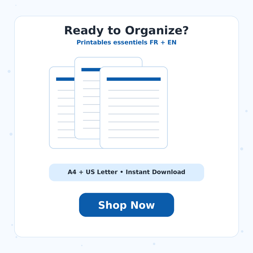Shop now call to action for RENEOS Printables Essentiels