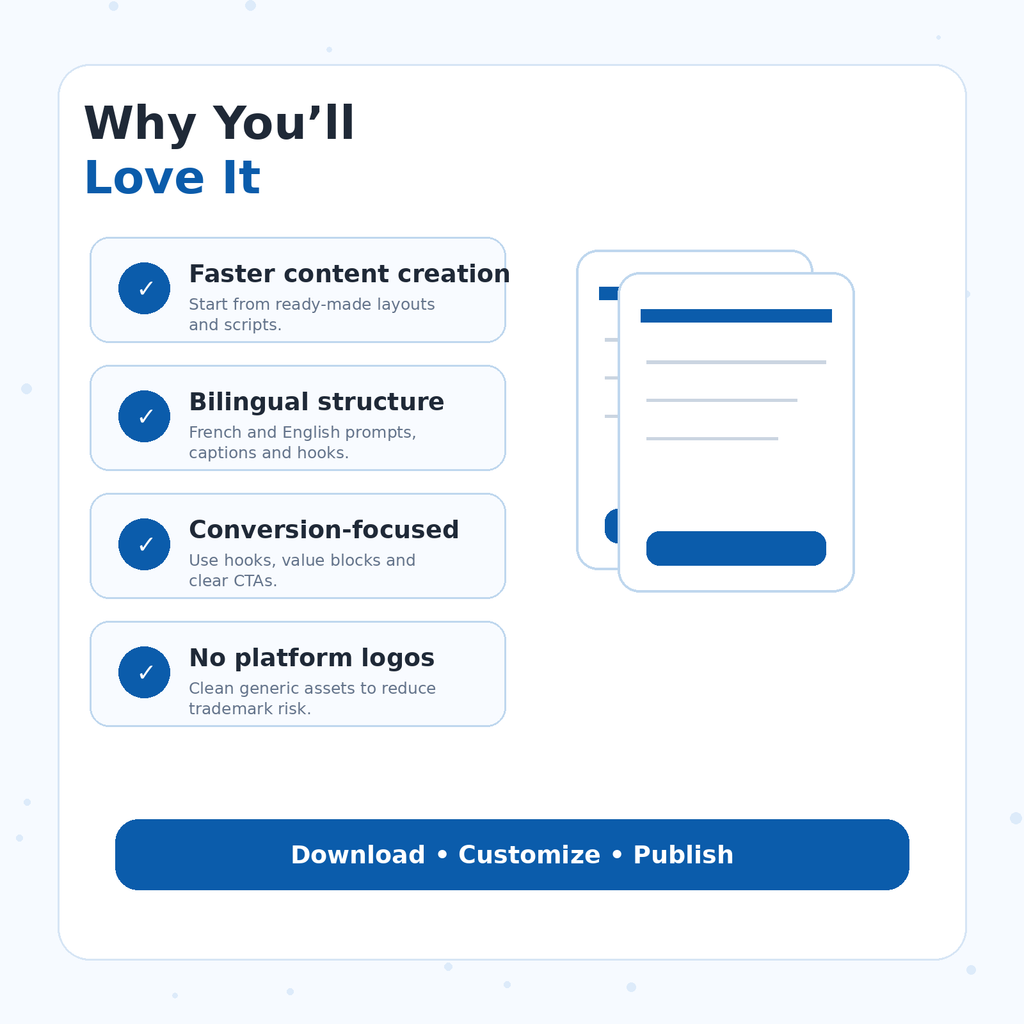 Benefits of the RENEOS Social Content Pack for entrepreneurs and creators
