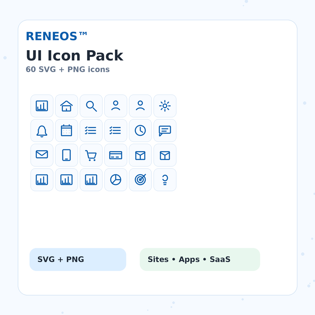 RENEOS UI Icon Pack cover image