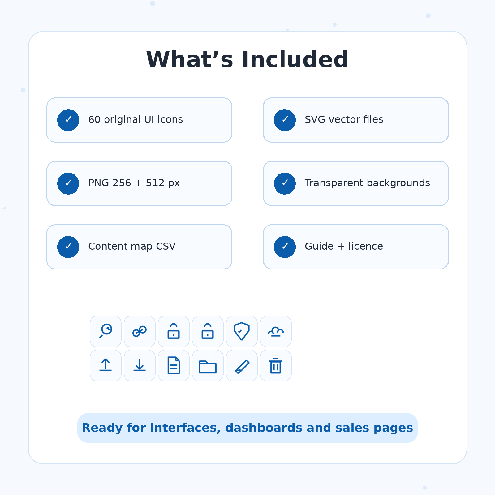 What is included in the RENEOS UI Icon Pack